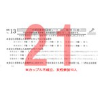 結果21カップル不成立